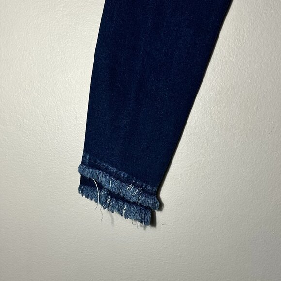 Kancan Jeans Skinny High Rise Raw Hem Ankle - Picture 4 of 8